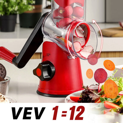 🥕Limiterad tid till halva priset-3 i 1 roterande osthyvel grönsaksrivare