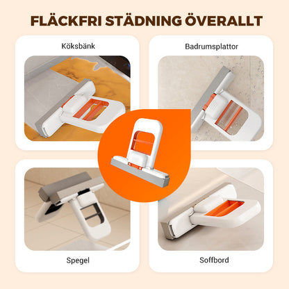 🧹✨Mini bärbar självvridande mopp