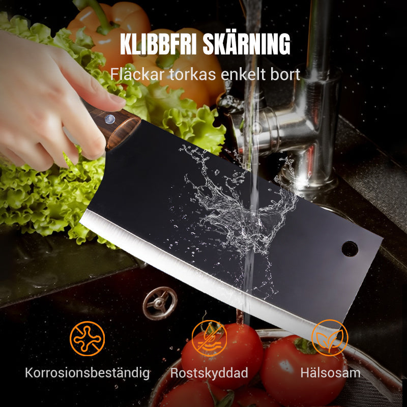 Darth Vader Ultra Sharp 🔥 Aldrig flis eller fläck Professionell kökskniv 💥