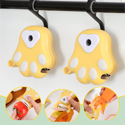 Multifunctional 3-in-1 Julienne Peeler