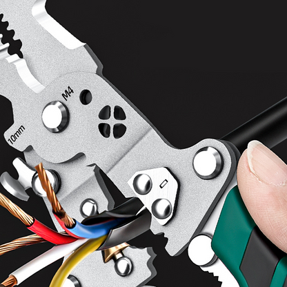 🔧FÄRDIG MED 5 VERKTYG🔥Elektrisk Mät-tång – Mäter spänning + klipper + bänder i EN!