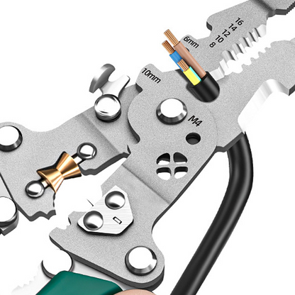 🔧FÄRDIG MED 5 VERKTYG🔥Elektrisk Mät-tång – Mäter spänning + klipper + bänder i EN!