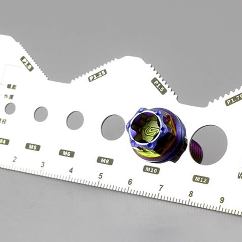 🔥Begränsad tid 24 timmar💥Hot Sale 58% rabatt🎉 Rostfritt stål dubbelsidig bultmätare kort  Framgång!