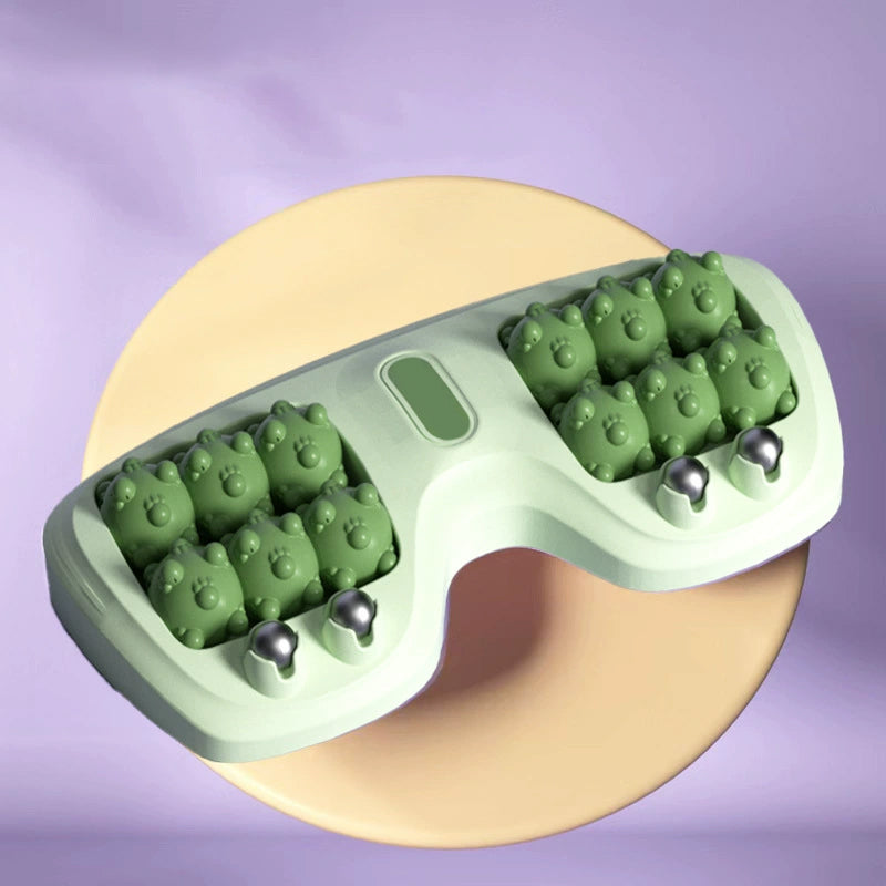 🔥Populära nya produkter💜Portabel fotmassage med dubbla rullar💜