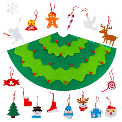 Rea – upp till 50 % rabatt - DIY filt 3D julgran för småbarn